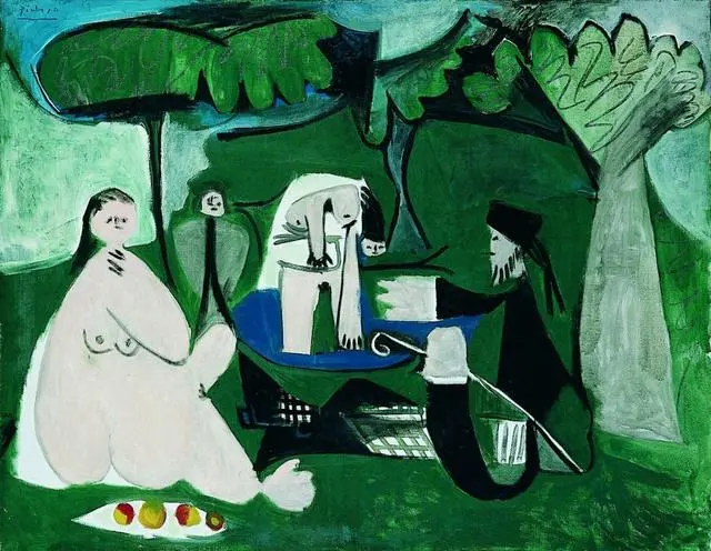 Pablo Picasso, Le déjeuner sur l'herbe d'après Manet, 1960